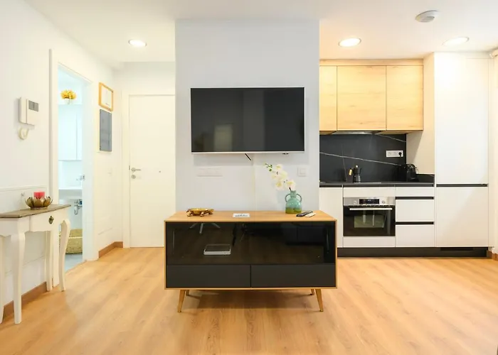 公寓 Modern Designer Steps From Canteras 大加那利岛拉斯帕尔马斯