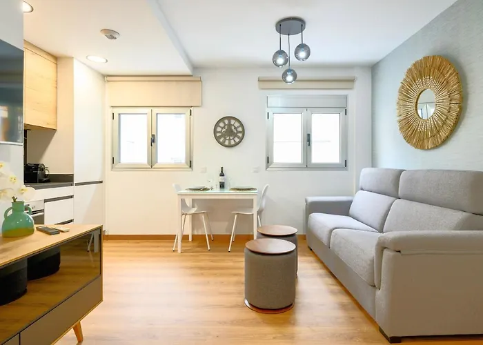 公寓 Modern Designer Steps From Canteras 大加那利岛拉斯帕尔马斯